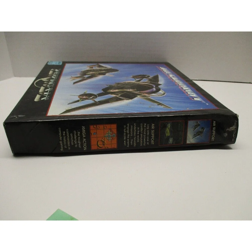Vintage Air Support 1990 Amiga Psygnosis Video Game Boxed With Manual 3d Glasses